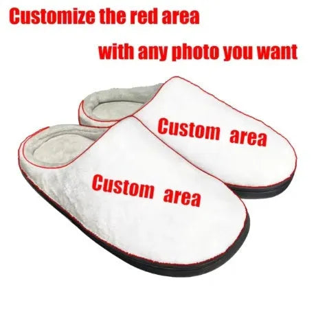 Women's patterned cotton flannel slippers with TPR soles shown in multiple colours and sizes.
