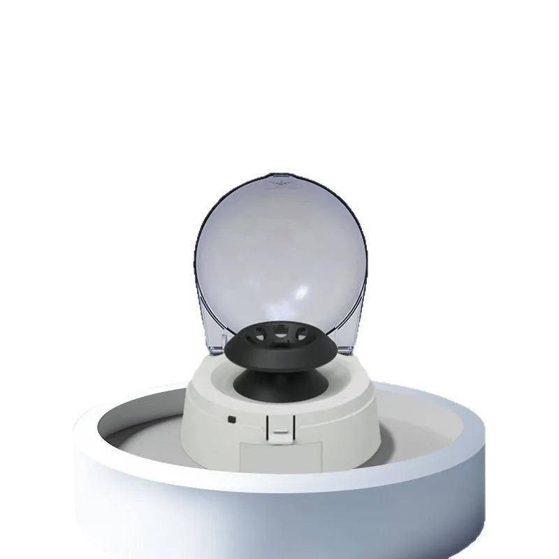Mini laboratory centrifuge compact benchtop unit with 7000 rpm maximum speed