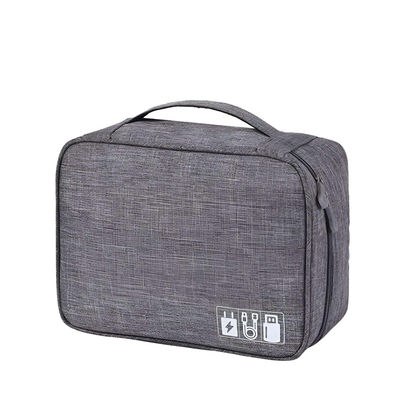 Cationic fabric digital accessories sorting bag in a choice of six colours with dimensions 245x180x100mm