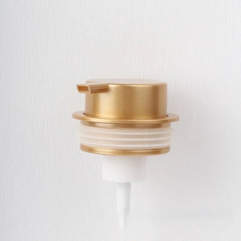 ABS plastic foam pump facial cleanser dispenser with large pump head in hand-push design