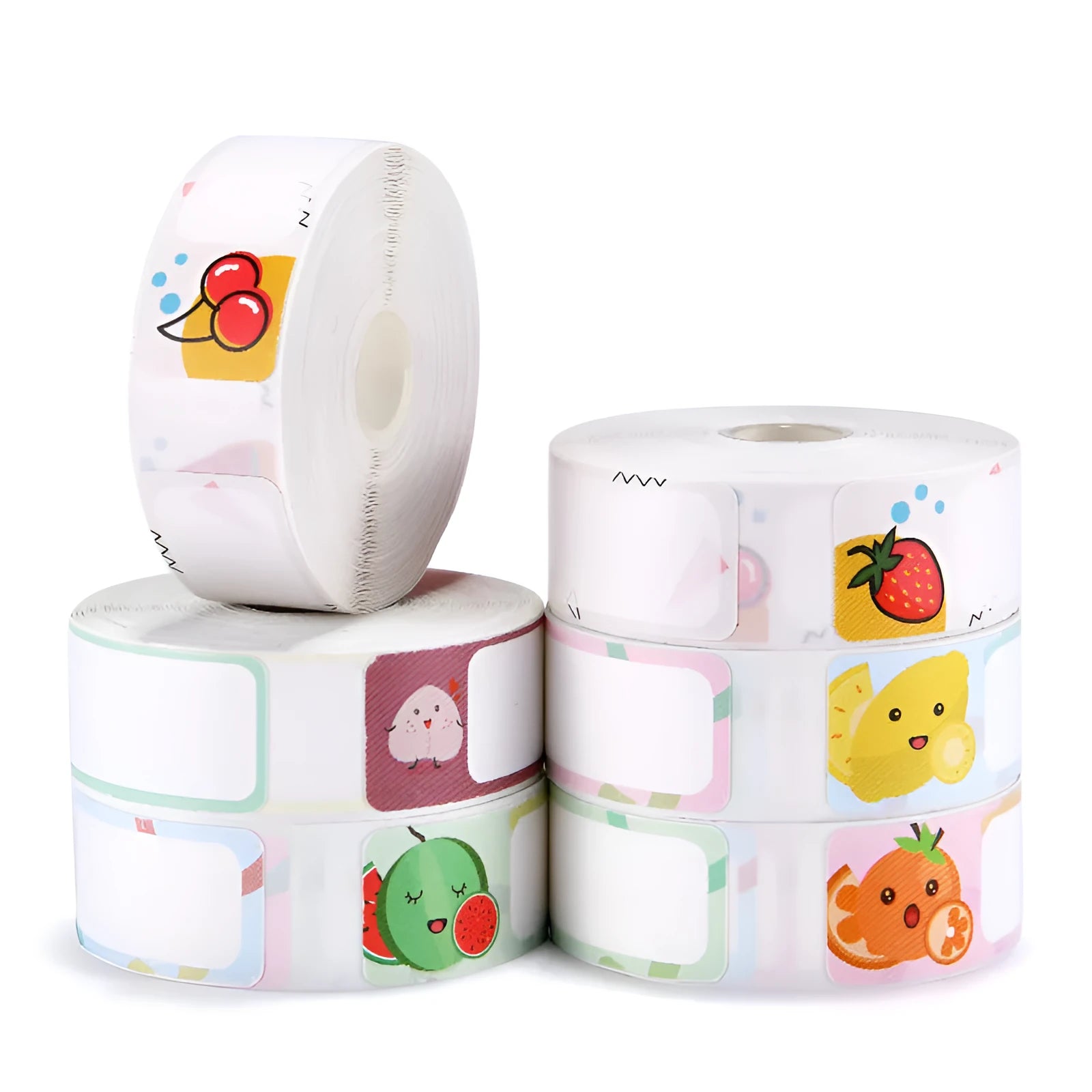 Thermal label paper for D11 D110 printers, 12mm width, cute rabbit pattern, three proof paper