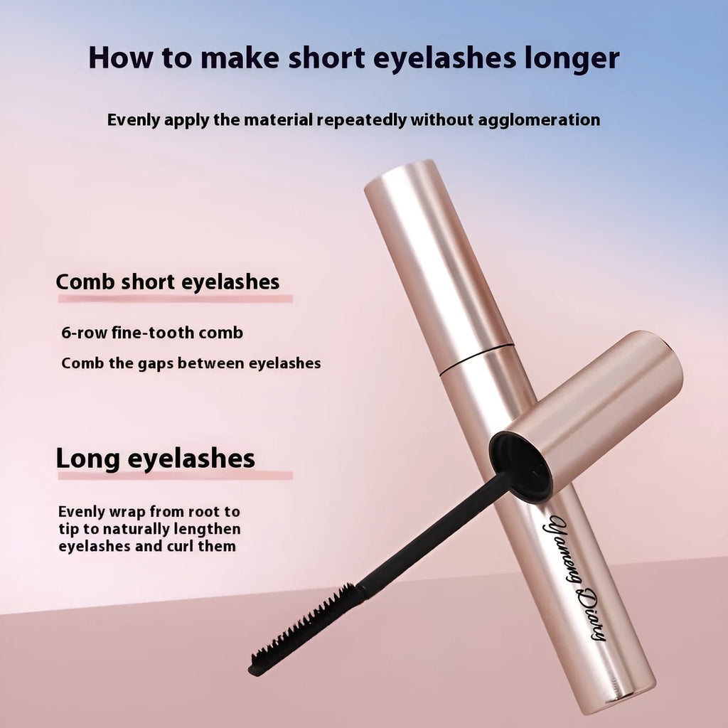 Long curling setting mascara in black and brown colour options