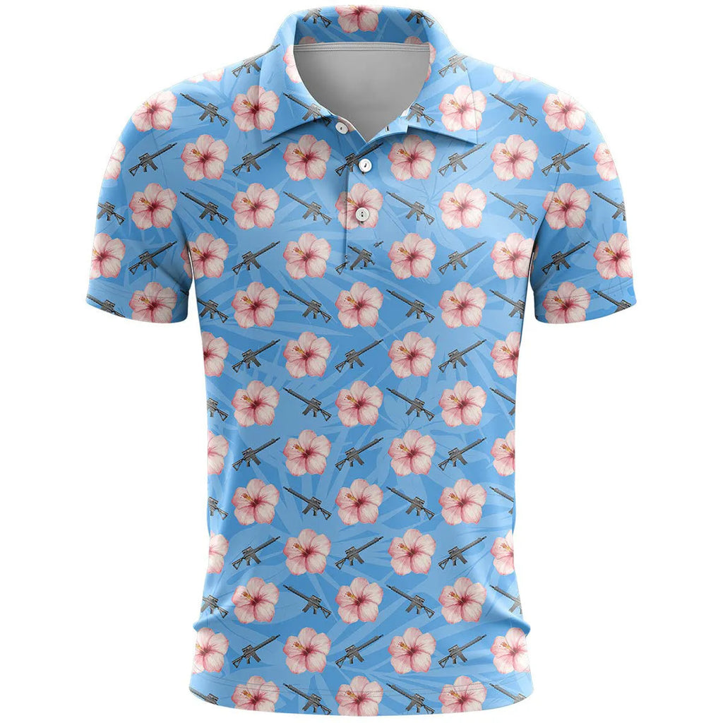3D printed short sleeve sports top in bird eye cloth fabric showing colour matching pattern and loose fit