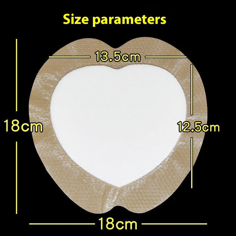 Large skin-coloured silicone bedsore dressing sticker for medical pressure relief