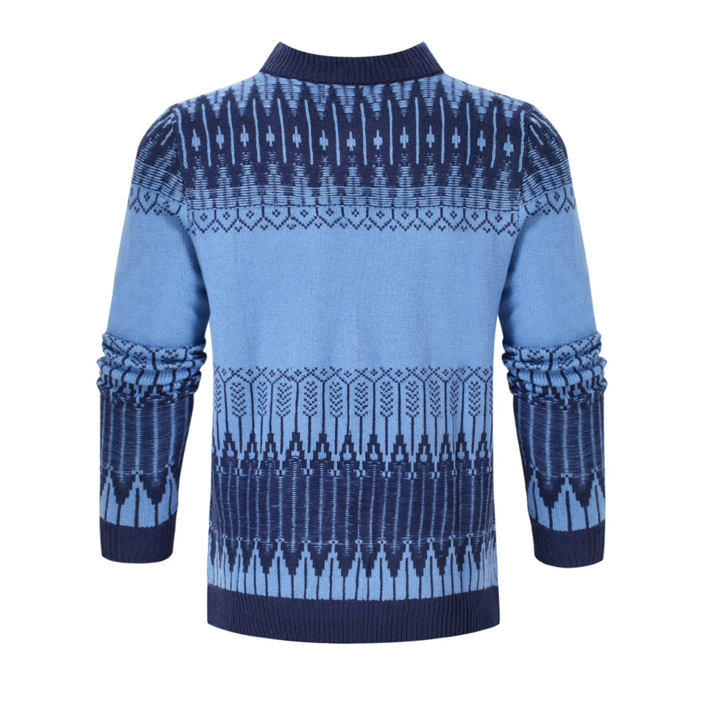 Men's knitted pullover sweater in various sizes for winter wear