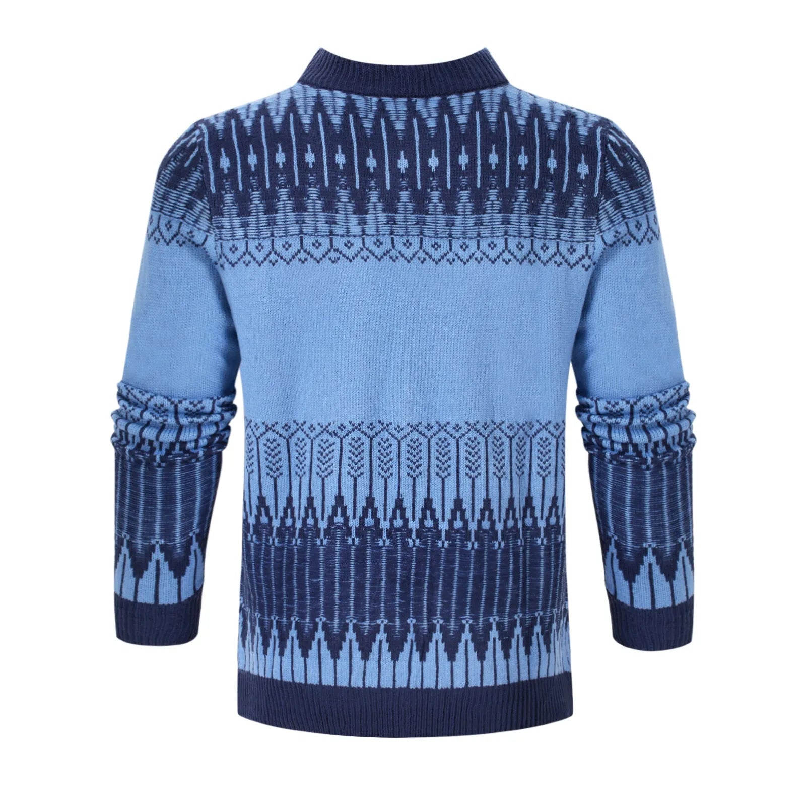 Men's knitted pullover sweater in various sizes for winter wear