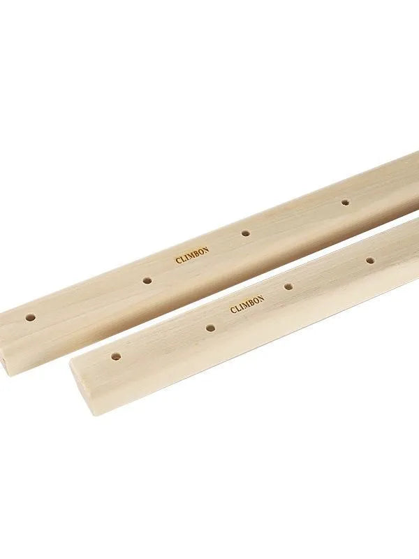 Three wooden grip strength training fingerboards in different sizes for arm and finger exercises