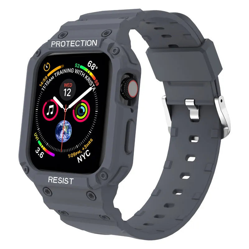 Apple Watch Series 8 soft TPU sport strap in multiple colours for 38mm and 42mm models