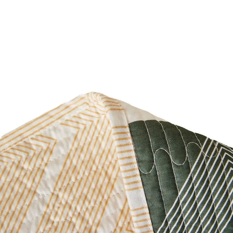 Cotton printed bed sheet three-piece set in modern simple style for 2.2 metre beds