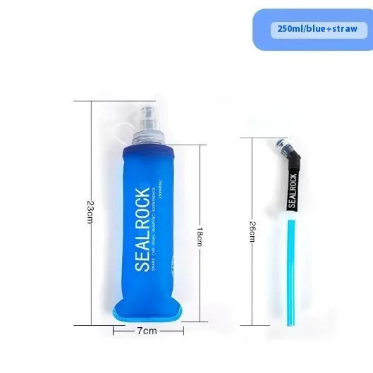 Plastic portable drinking straw for mountain biking and outdoor hydration with suction tube
