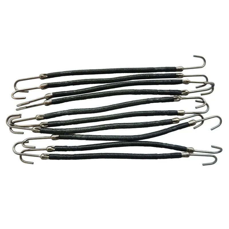 Double hook wig hair tool in solid colour with weaving construction for hair attachment
