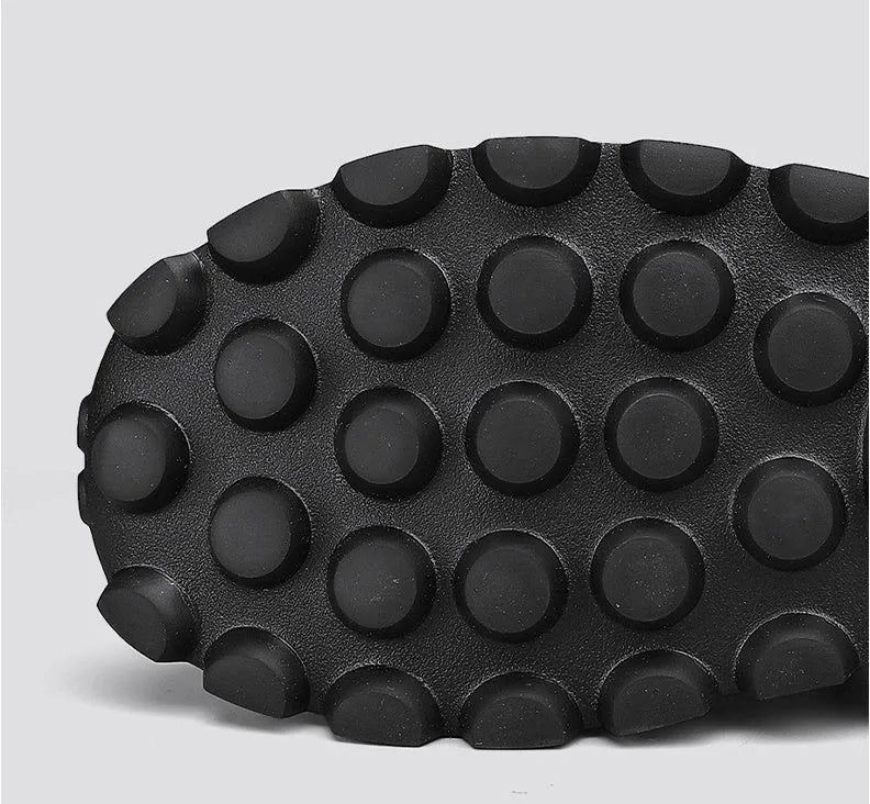 Men's black business casual lace-up round toe shoes with PU upper and PVC sole