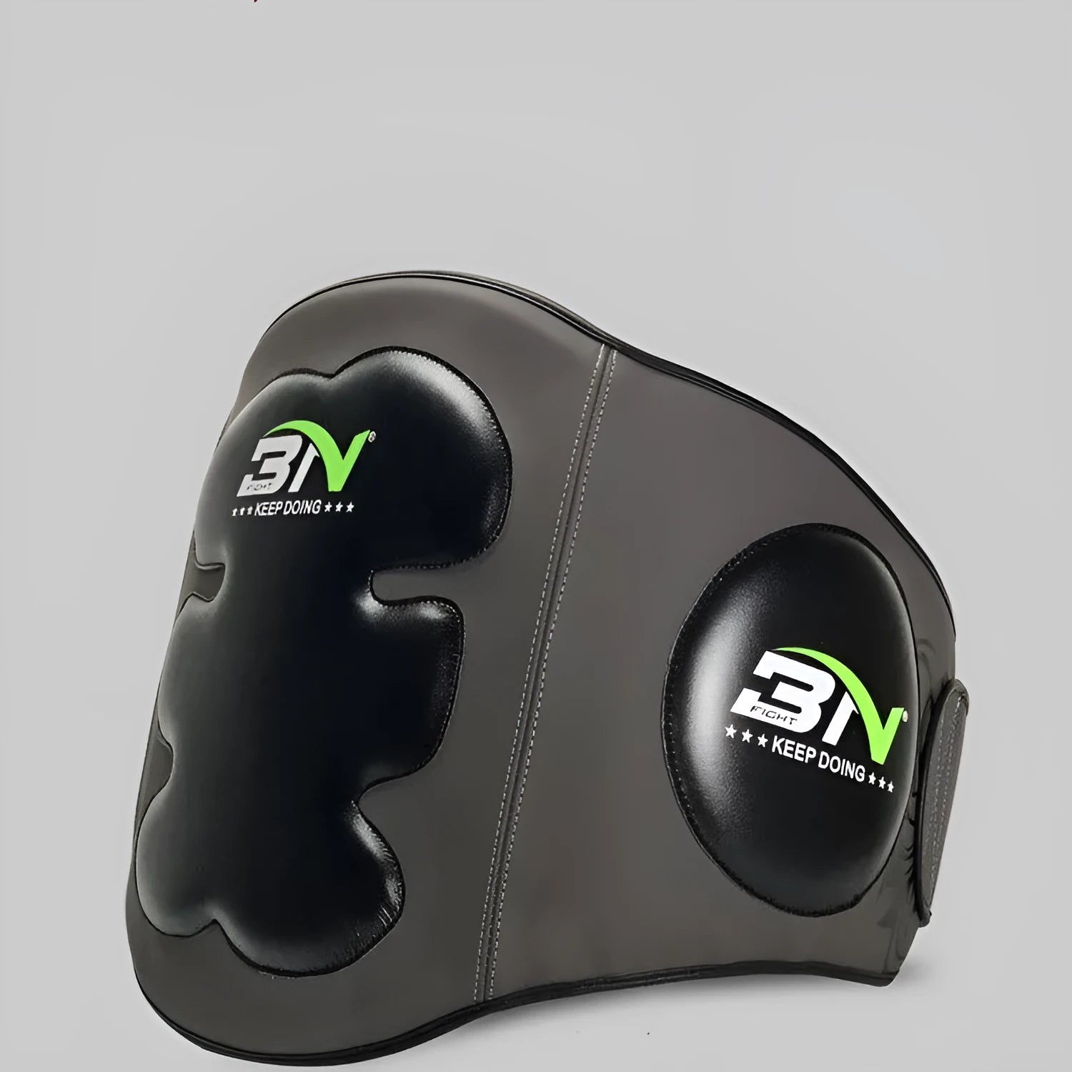 Sanda boxing chest protection target for waist defence in dark grey or khaki colour