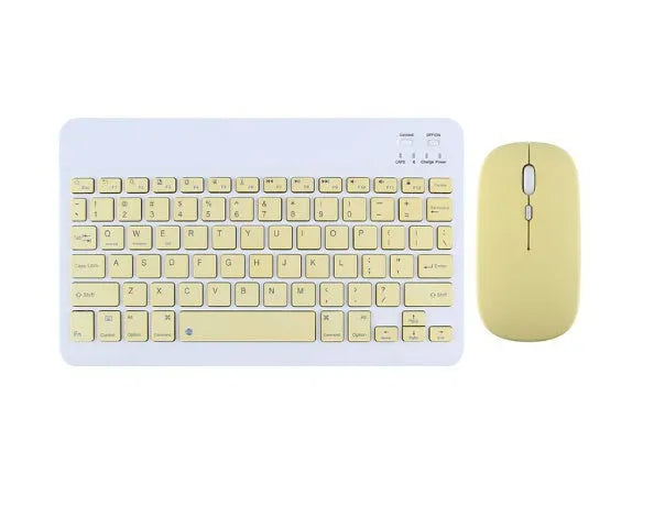 Girls Bluetooth wireless keyboard in elegant white colour with USB-C cable