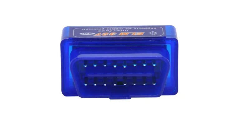 Compact ELM327 mini OBD2 Bluetooth scanner for car diagnostics and live engine data