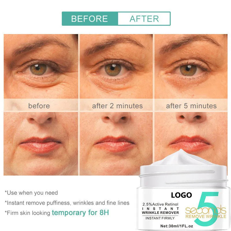Active retinol face cream 30ml tube with Snow Lotus and Vitamin A moisturising formula