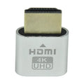 Graphics card HDMI virtual display dongle in metallic finish with 26.5mm length