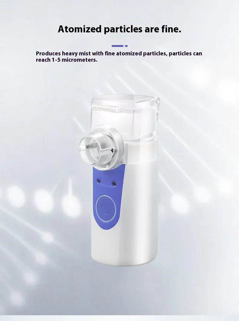 Household USB handheld nebuliser spray machine with columnar plastic design