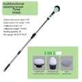 Multifunctional wireless electric cleaning brush with retractable plastic body and multiple cleaning heads for home use