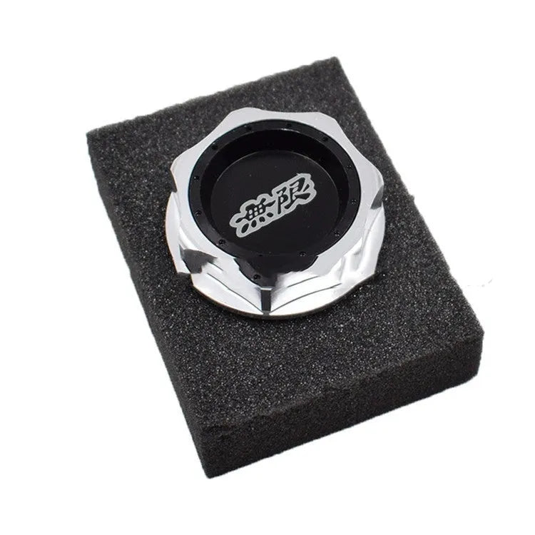 Aluminium alloy oil filter cap in six colour options for Honda vehicles