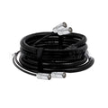 Cat5 Cat6 Ethernet extension cable with blue RJ45 connectors on a white background